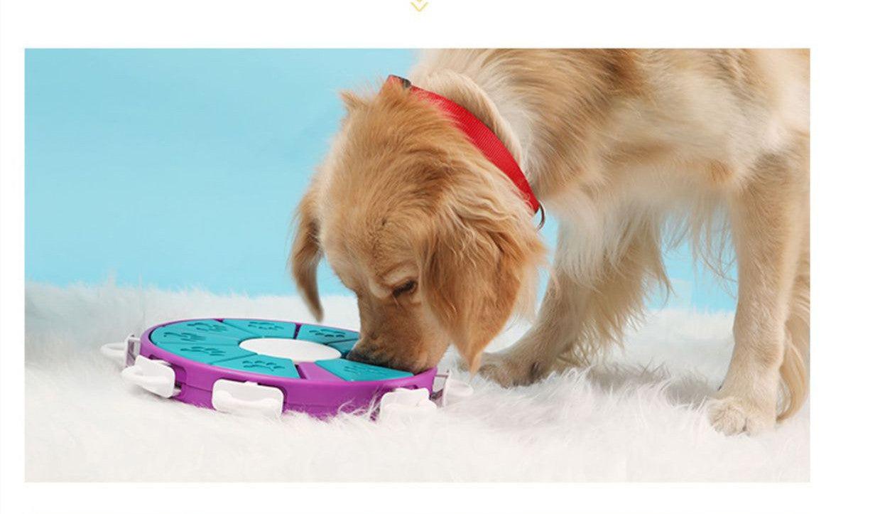 Interactive Puppy Brain Game: Snack Dispenser Puzzle Toy For Smart Dogs