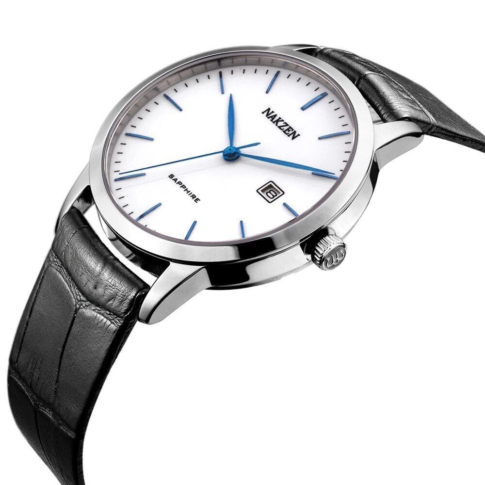 NAKZEN Top Brand Mens Quartz watch Waterproof Luminous Sapphire Crystal Mirror Classic Watches Male Electronic Wristwatch Clock