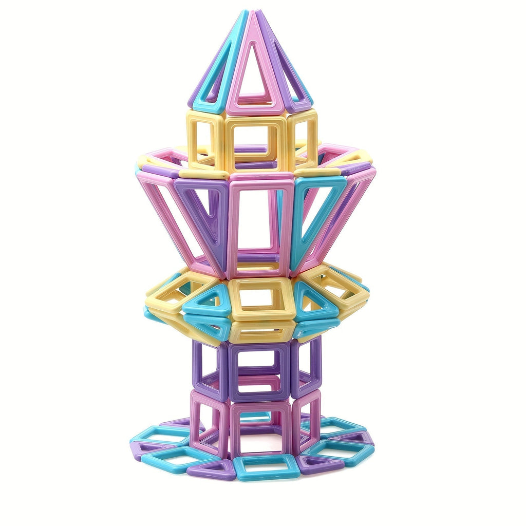 Magnetic Building Blocks Set (165pcs for Kids)