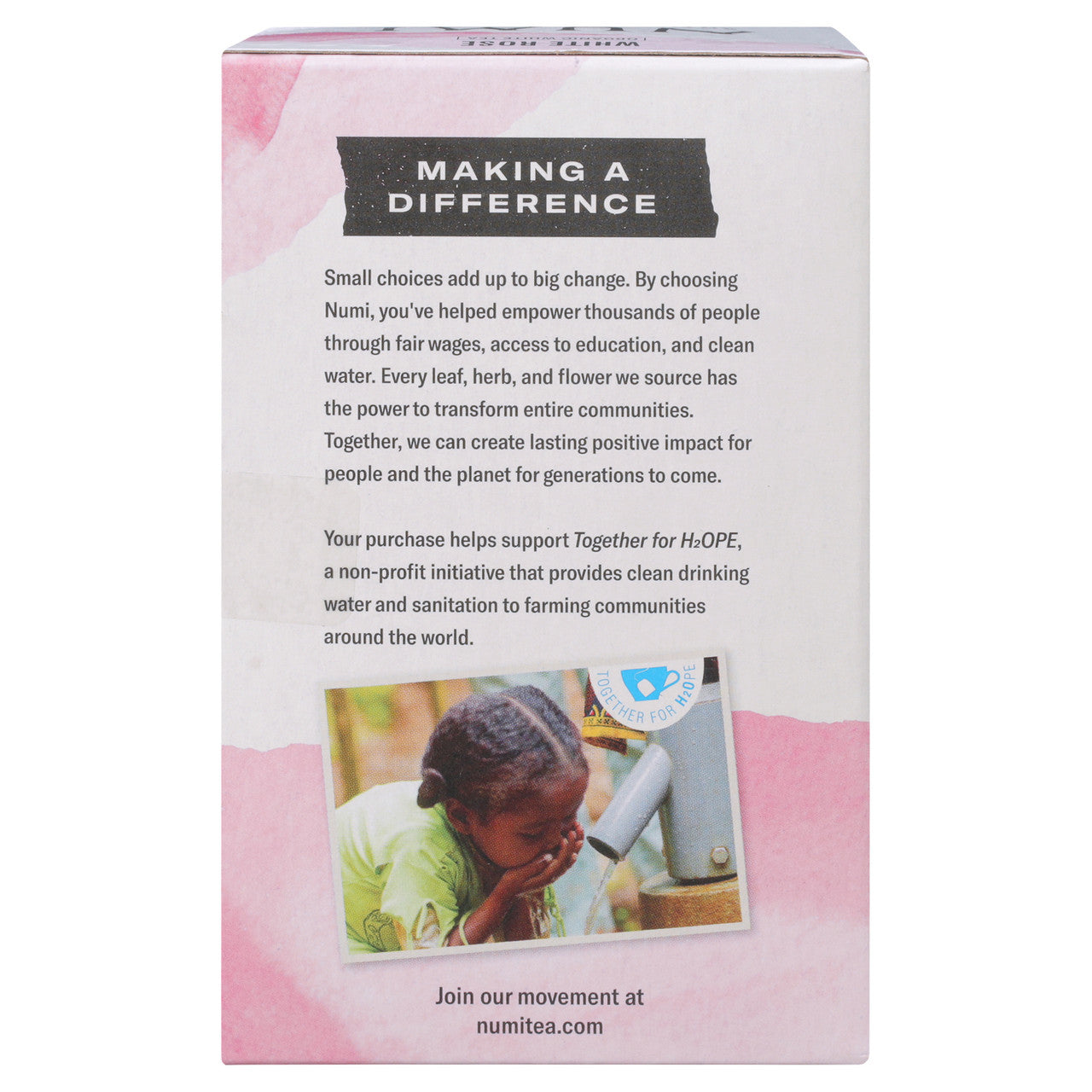 OG2 NUMI WHITE ROSE TEA ( 6 X 16 BAG  )