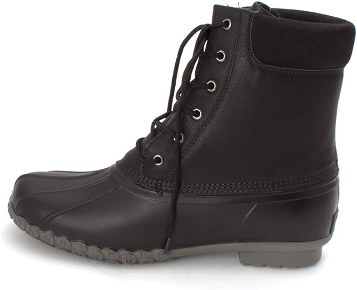 WEATHERPROOF VINTAGE Men Waterproof Boots Adam || Duck Boots Black