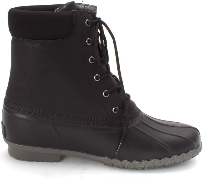 WEATHERPROOF VINTAGE Men Waterproof Boots Adam || Duck Boots Black
