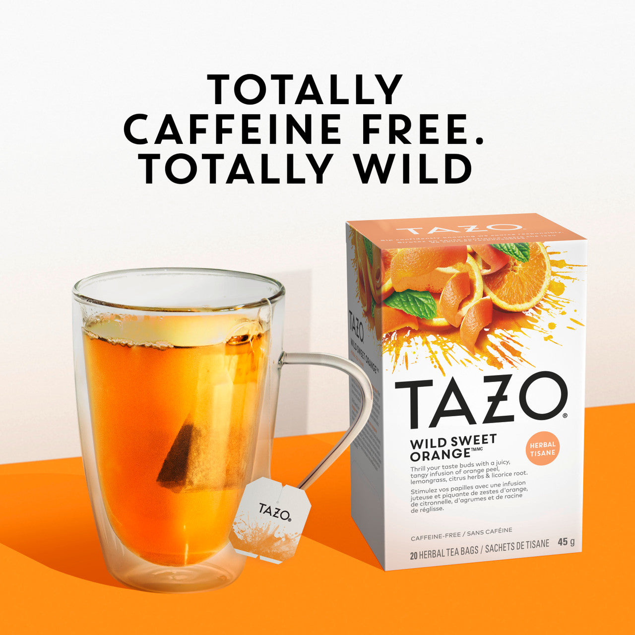 Tazo Tea Herbal Wild Sweet Orange Tea (6x20 Bag)