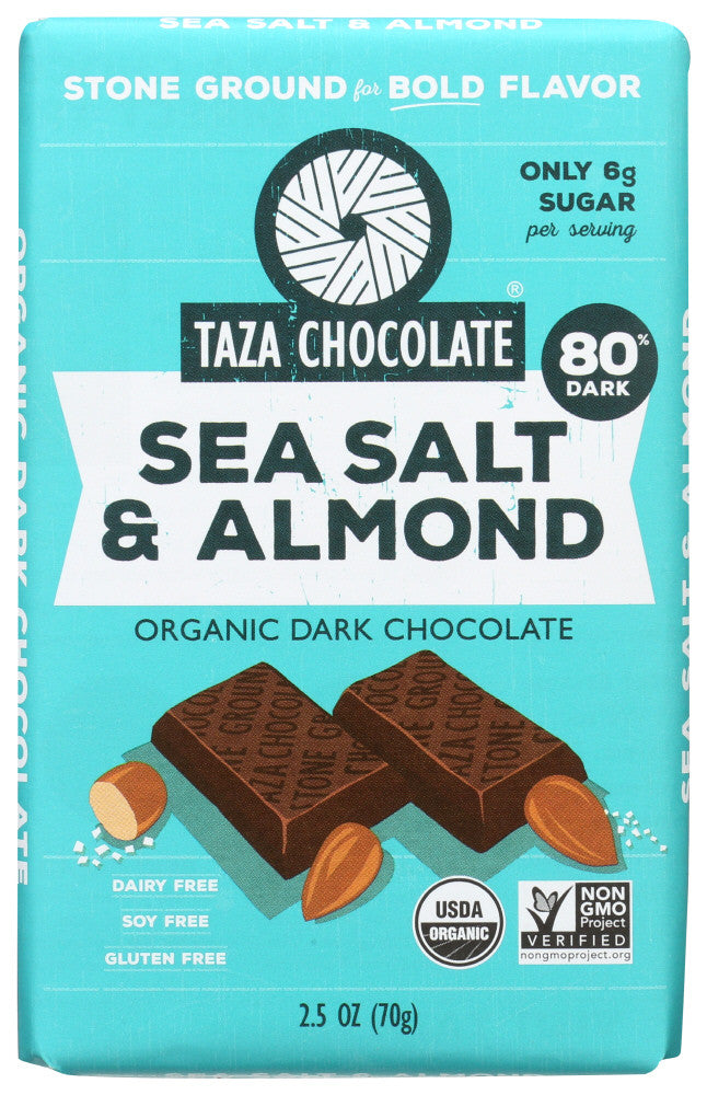 Taza Sea Salt & Almond   (10x2.5 OZ)