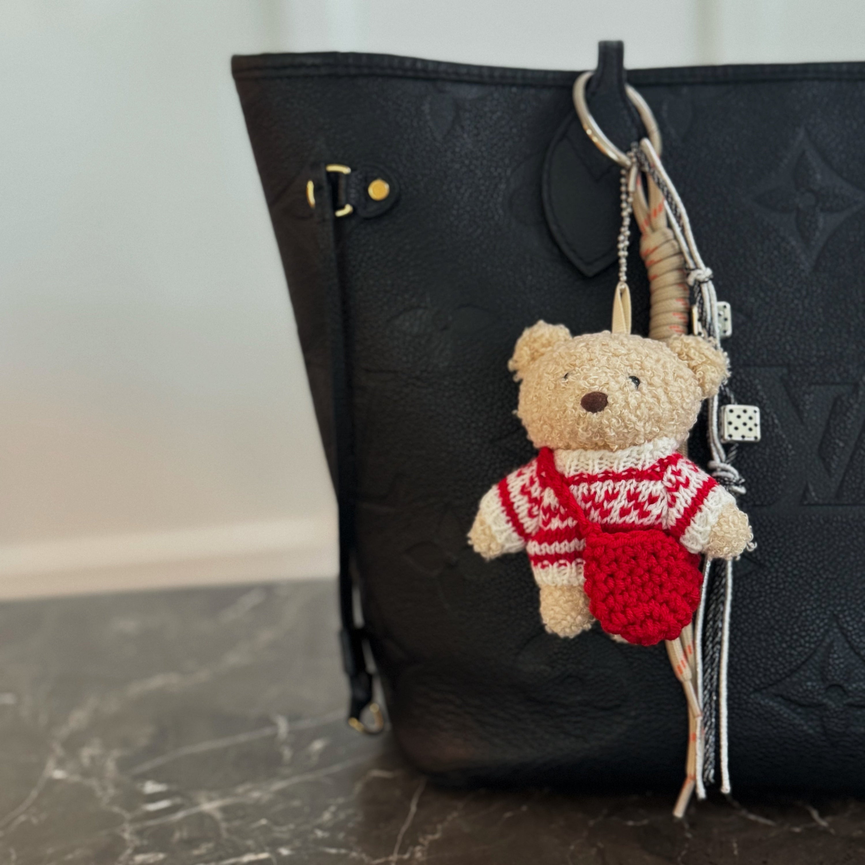 Hip Bear Nordic Sweater Bag Charm