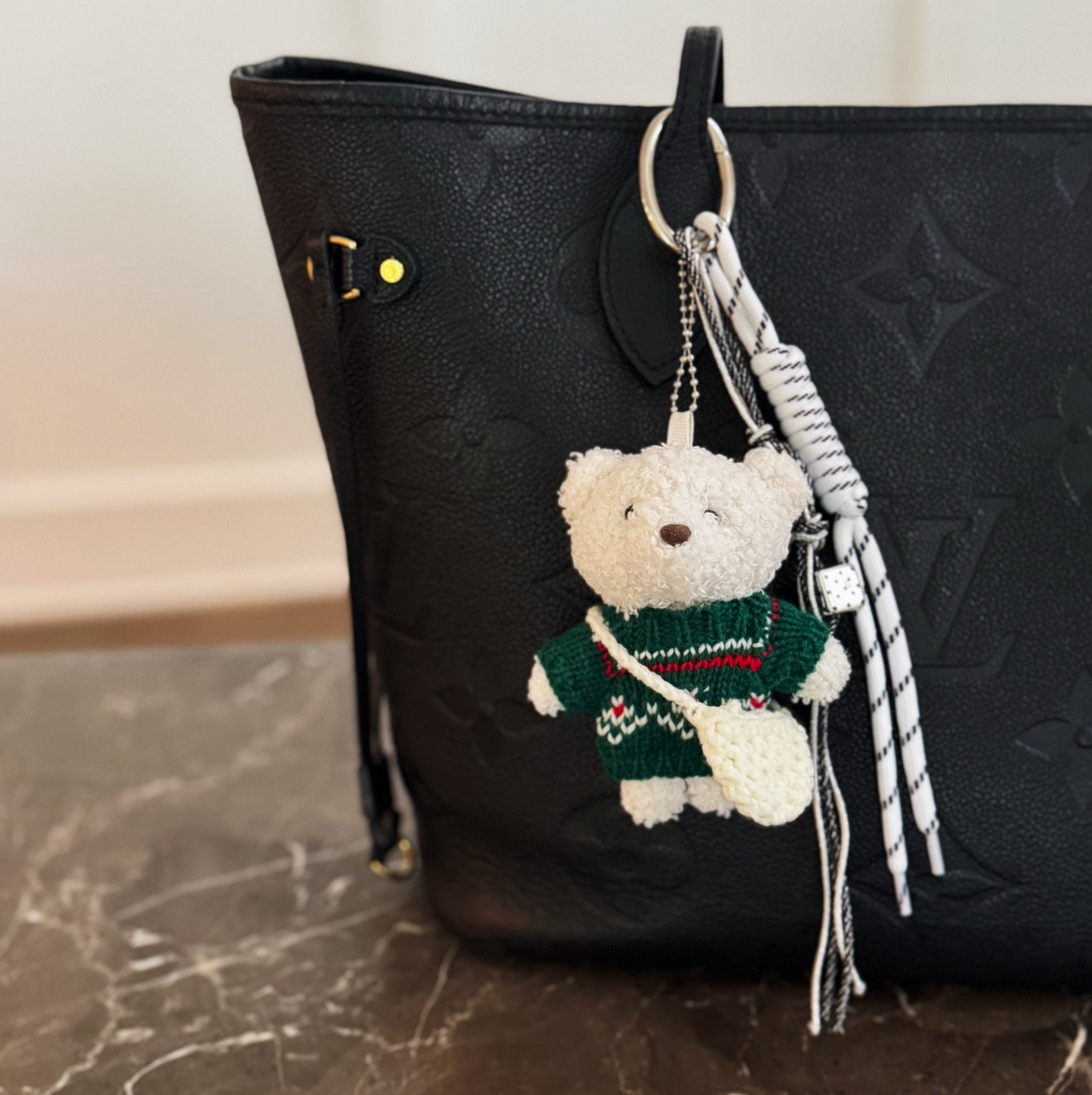 Hip Bear Nordic Sweater Bag Charm
