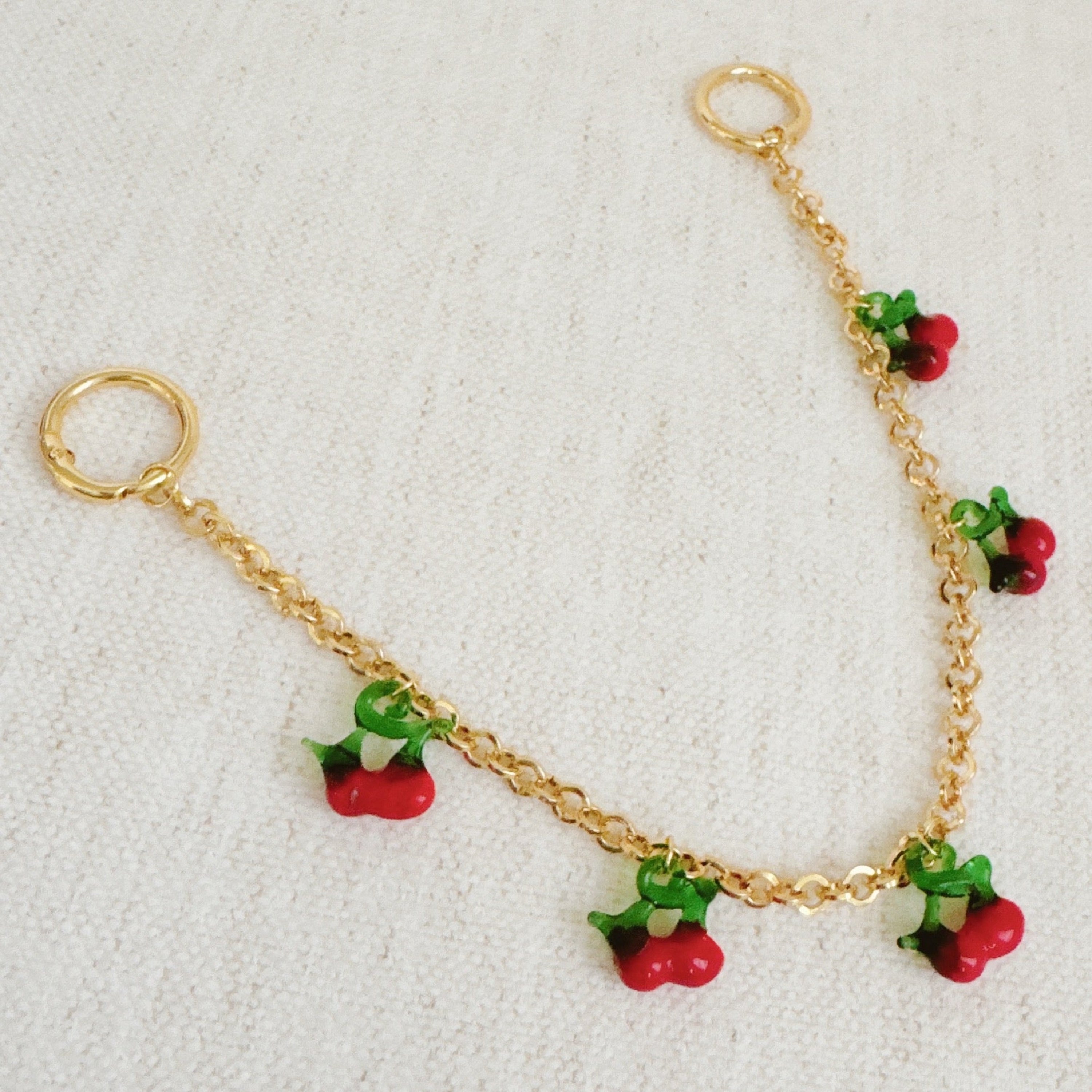 Sweet Cherry Drops Bag Charm