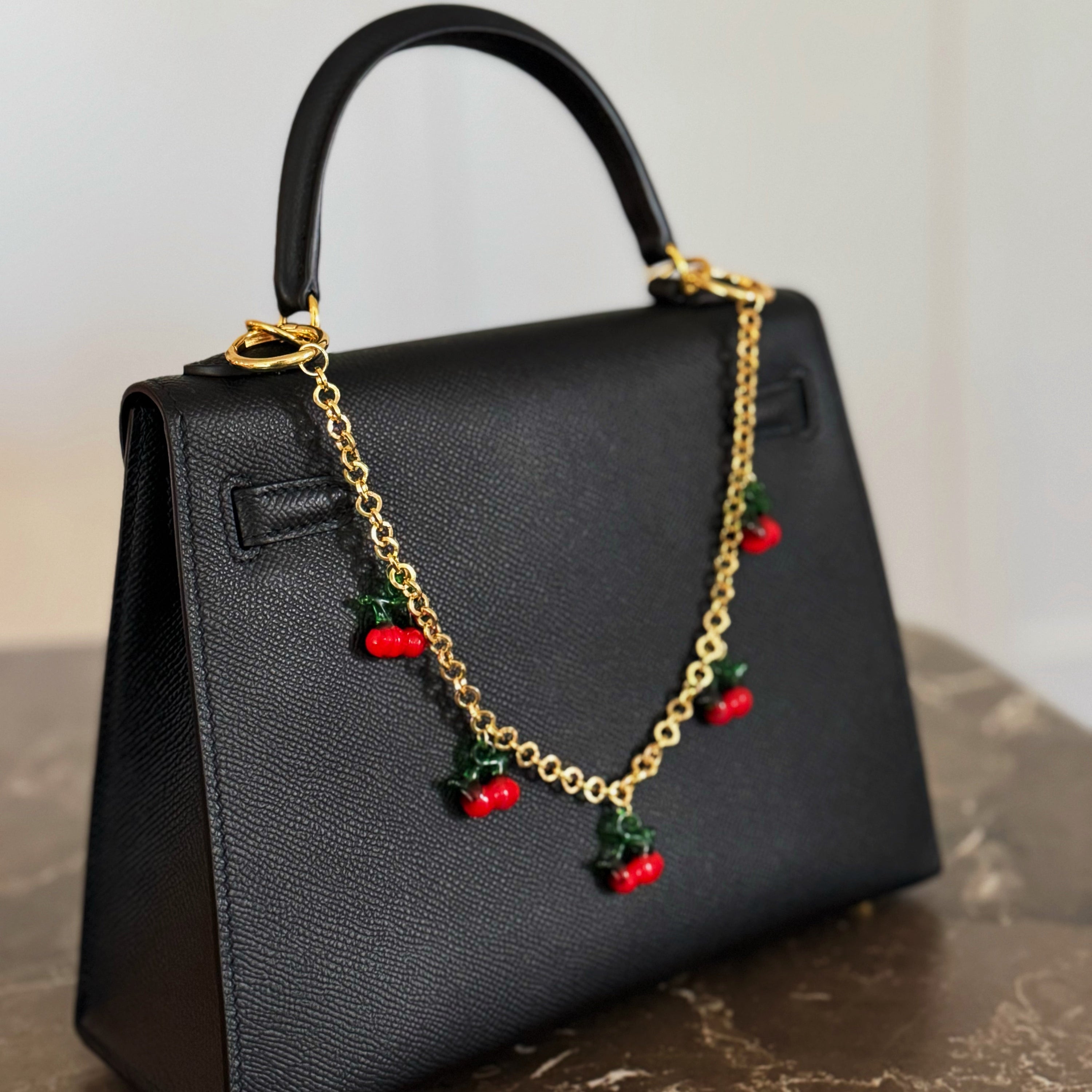 Sweet Cherry Drops Bag Charm