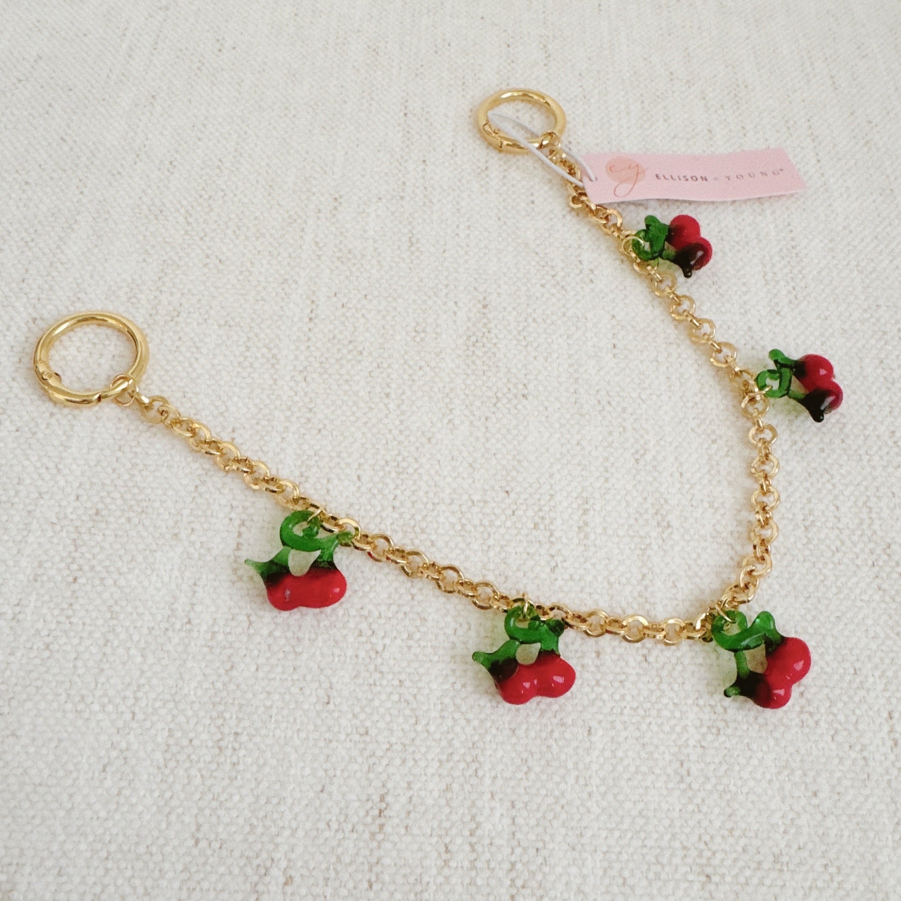 Sweet Cherry Drops Bag Charm