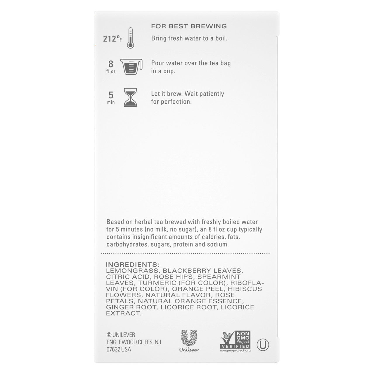 Tazo Tea Herbal Wild Sweet Orange Tea (6x20 Bag)