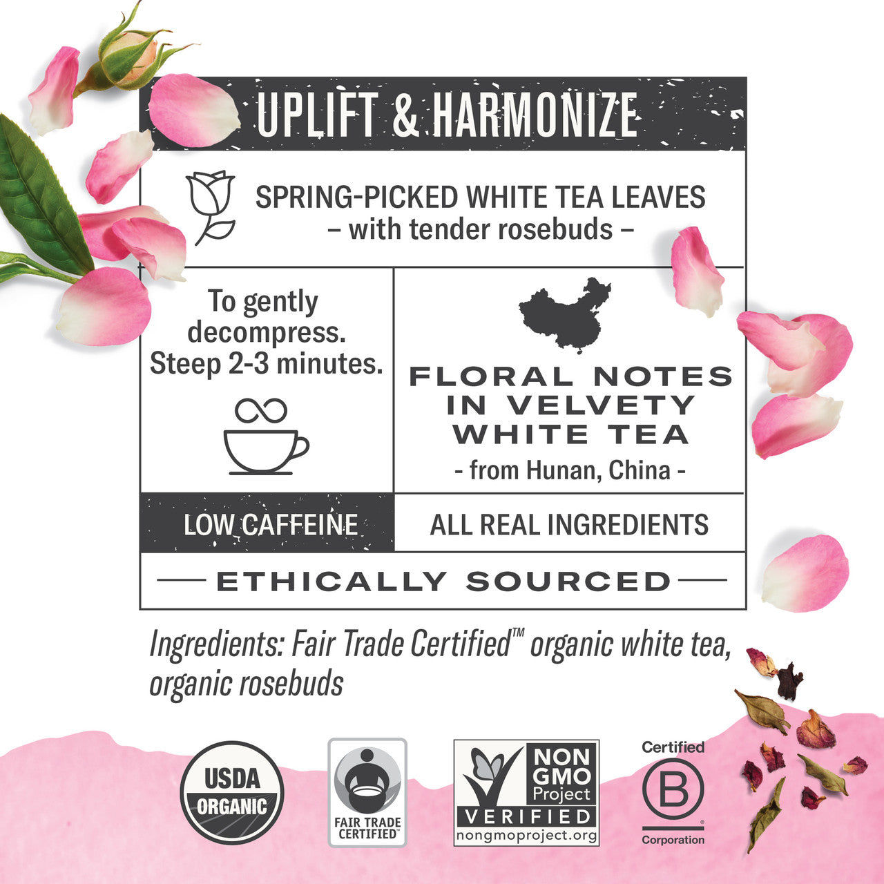 OG2 NUMI WHITE ROSE TEA ( 6 X 16 BAG  )