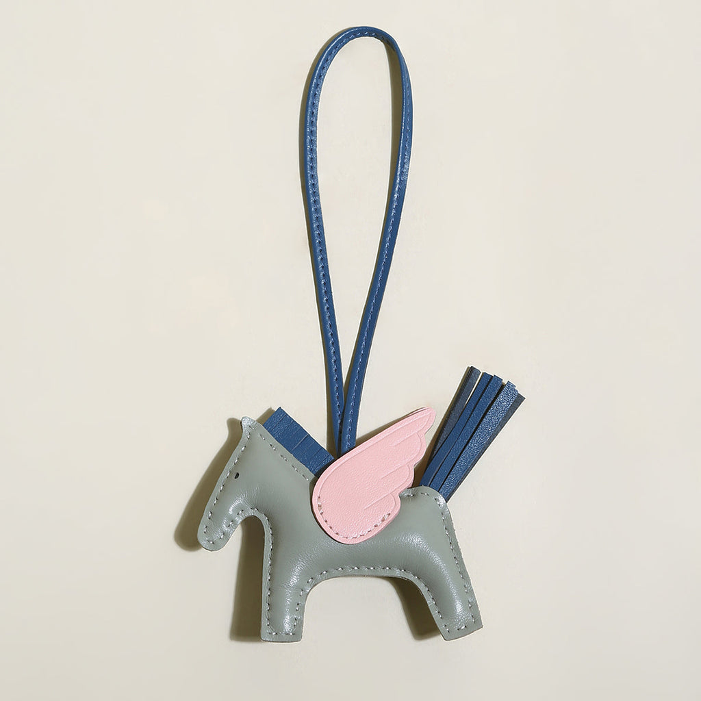 Equestrian Horse Leather Bag Charm