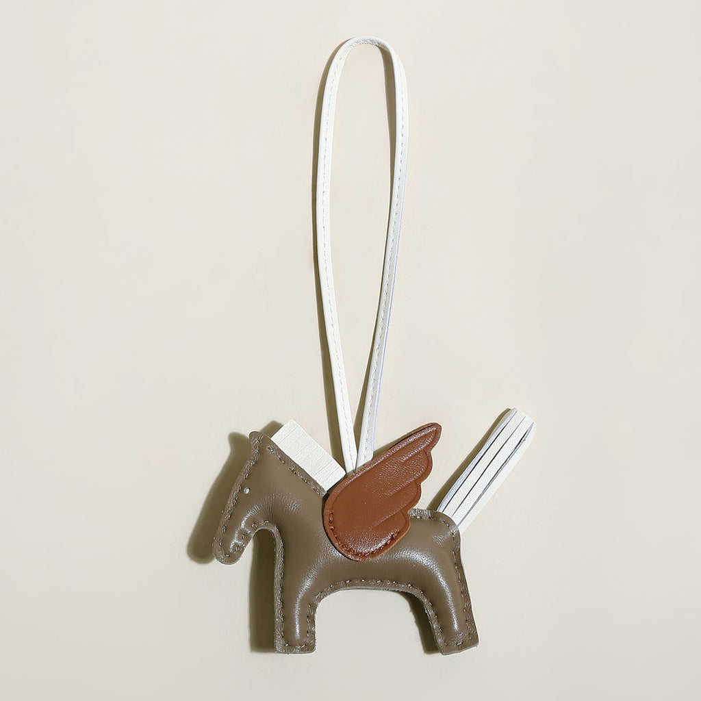 Equestrian Horse Leather Bag Charm