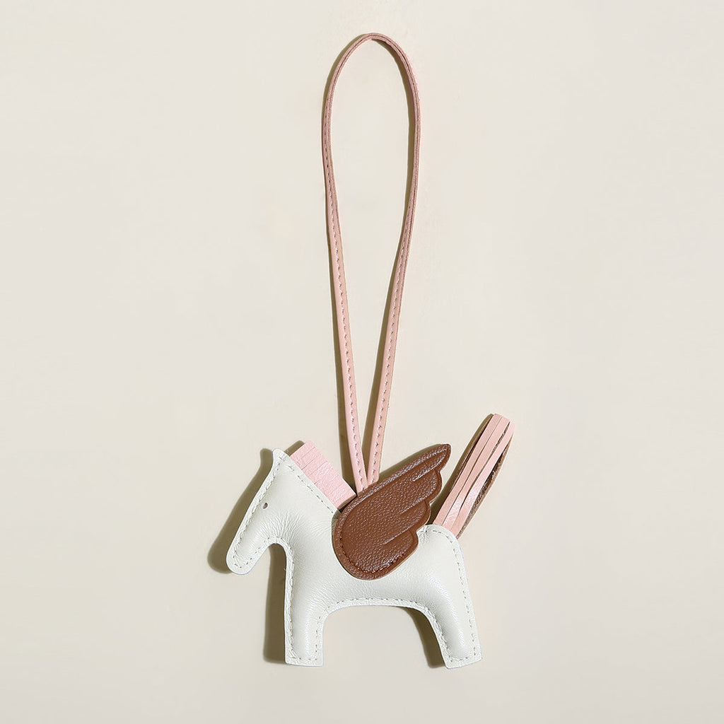 Equestrian Horse Leather Bag Charm