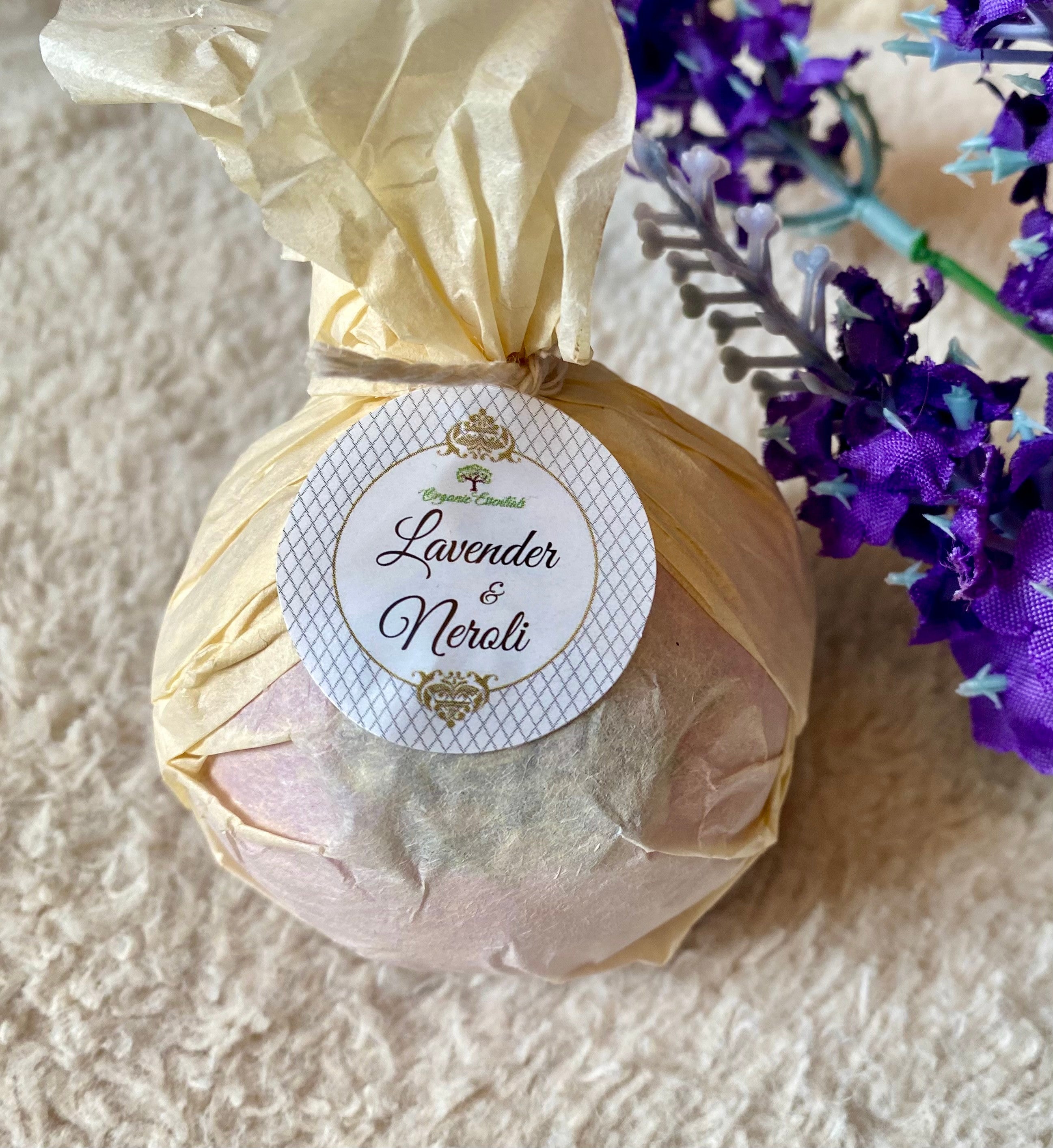 Therapeutic Bath Bomb - Lavender & Neroli Essential Oils