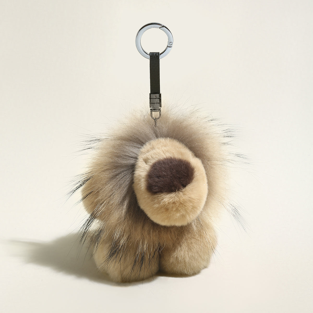 Fluffy Lion Plushie Bag Charm