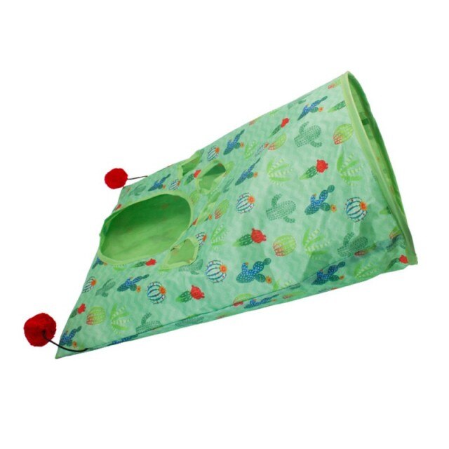 Fun Pet Cat Toys Tunnel Play Tubes Collapsible Crinkle Kitten Interactive Toys Puppy Ferrets Rabbit Play Dog Tunnel