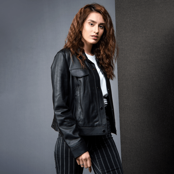 WOMEN PREMIUM MUKMAL Official Leather Jackets 1 - CUSTOM, As Shown