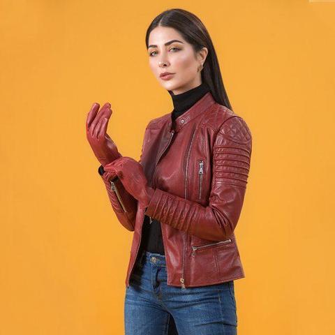 WOMEN PREMIUM MUKMAL Official Leather Jackets 6 - CUSTOM, As Shown